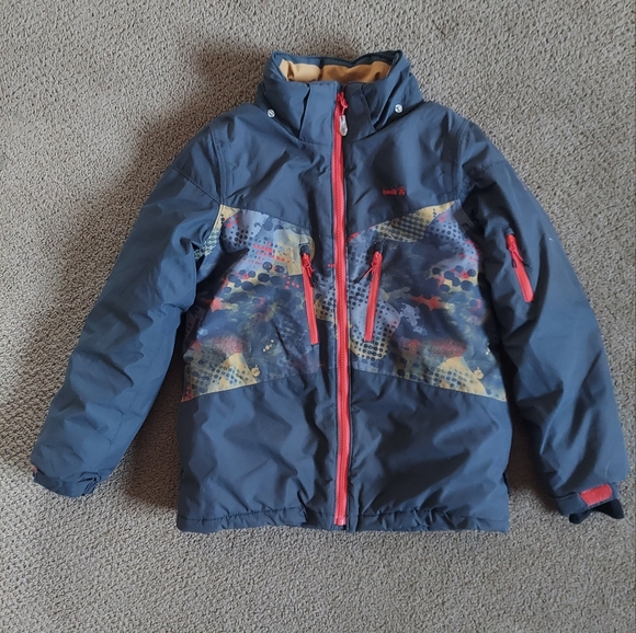 Kamik Boys Ski / Snowboard Jacket Coat Size 12 Youth | Reflective | Canadian - Picture 7 of 7